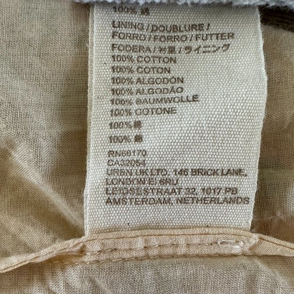 ANTHROPOLOGIE PINK GREEN BABYDOLL TOP WITH BRIC BRAC DETAILING SIZE 4 - Picture 8 of 9